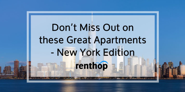 Don’t Miss Out on these Great No-Fee Apartments – New York Edition
