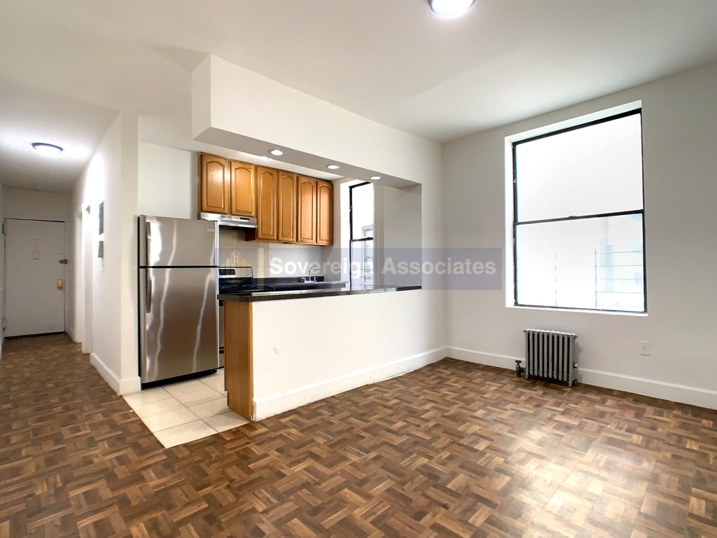 Open concent kitchen and living room in Manhattan