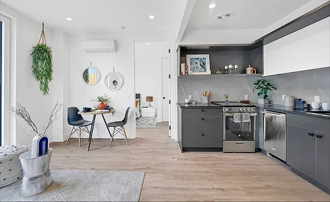 Brooklyn kitchen with stainless steel appliances