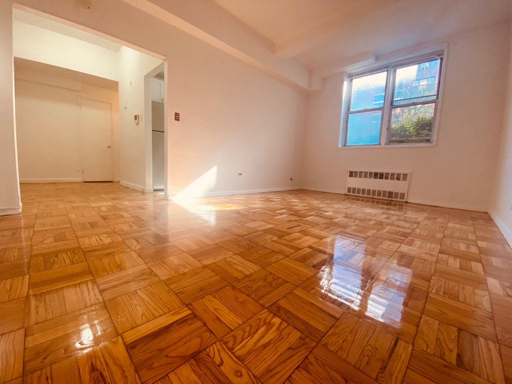 Sun-drenched living room in Queens