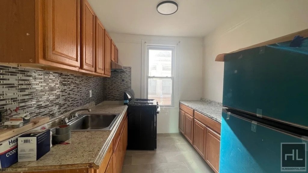 Kitchen in Brooklyn with new appliances
