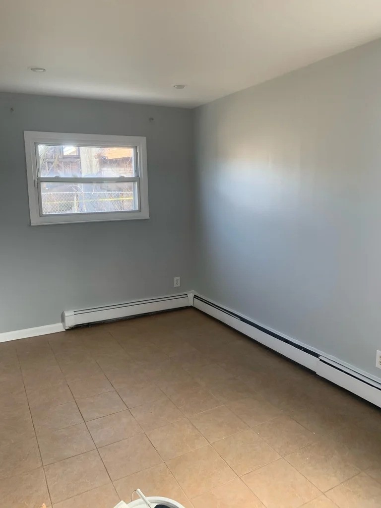 Room with tile floors