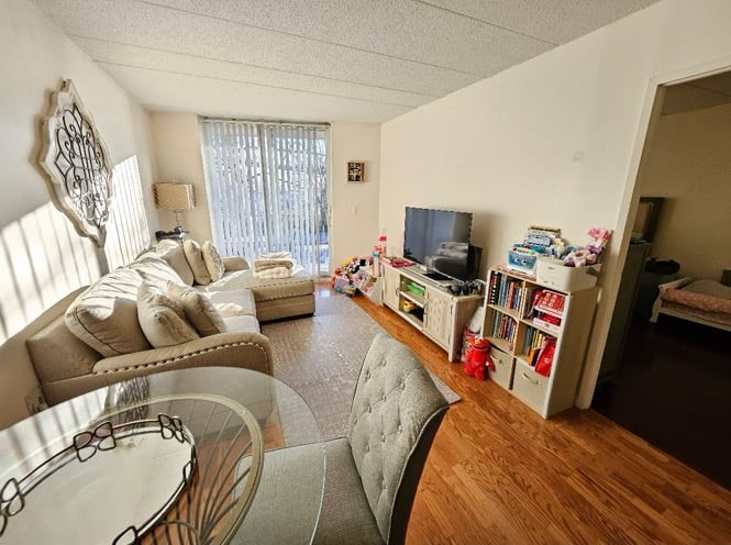 Brooklyn living room with large window