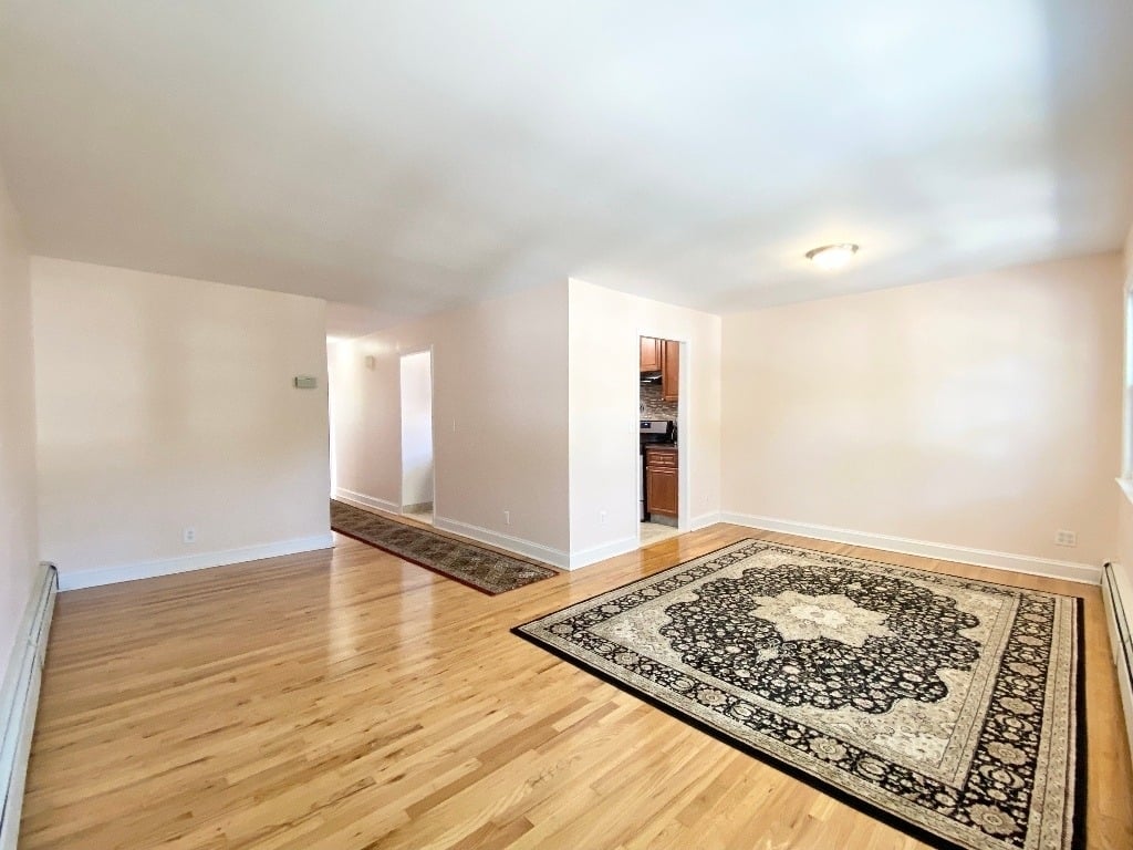 Living room with hardwood floors
