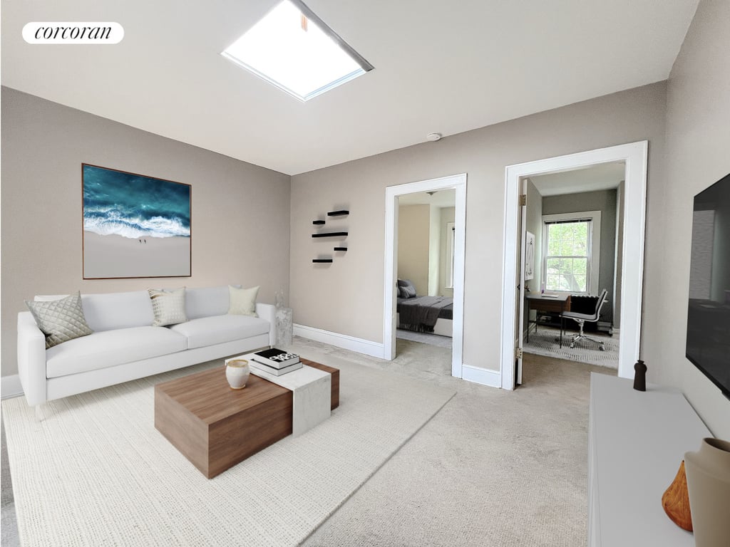 Modern living room in June 2025