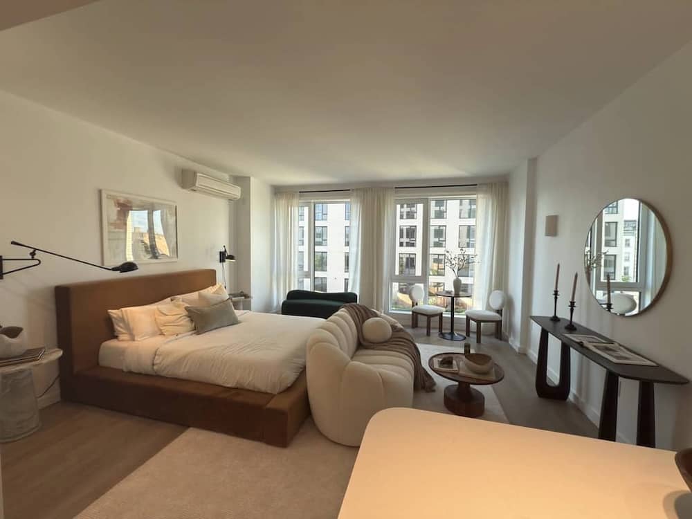 Crown Heights apartment with large windows for natural light
