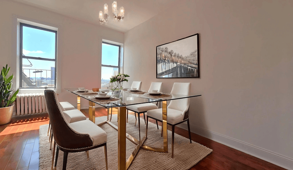 Washington Heights top floor apartment with two bedrooms in February 2026