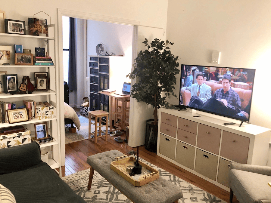 Manhattan Valley one bedroom apartment with oversized windows in March of 2026
