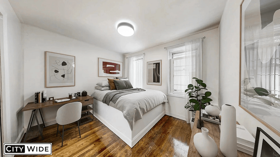 Kips Bay one bedroom apartment with elegant French doors in March of 2026