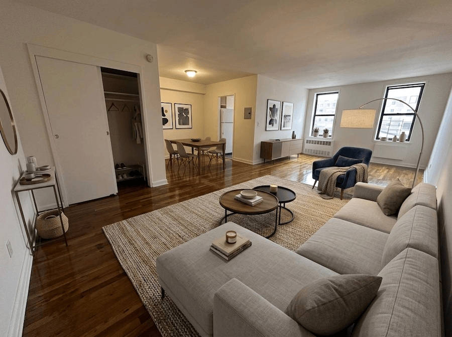 Jamaica rent stabilized one bedroom unit in March of 2026