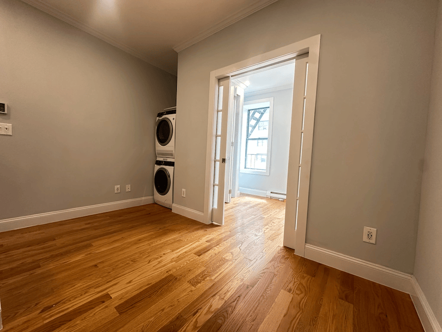 Upper East Side apartment with French doors in June of 2026