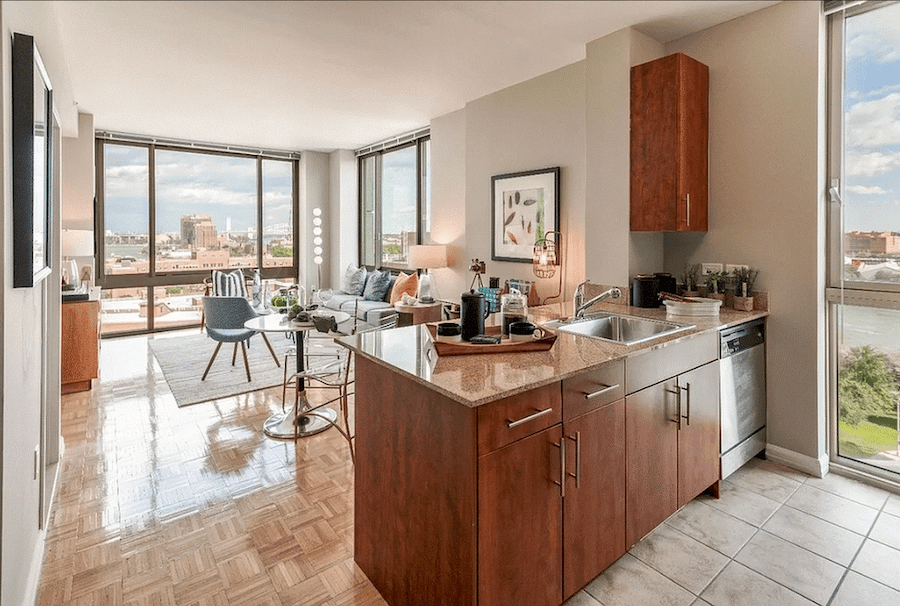 Roosevelt Island two bedroom apartment in June of 2026