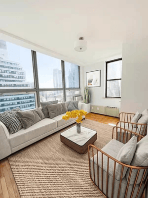 Financial District luxury apartment unit in August 2026