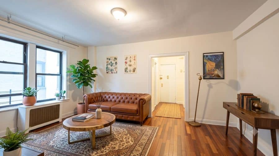 Harlem apartment with sunlit spaces in August of 2026