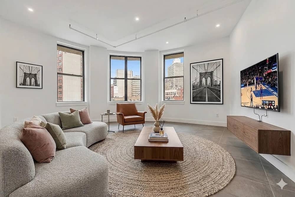 Newly converted building listing in Downtown Brooklyn in August of 2026