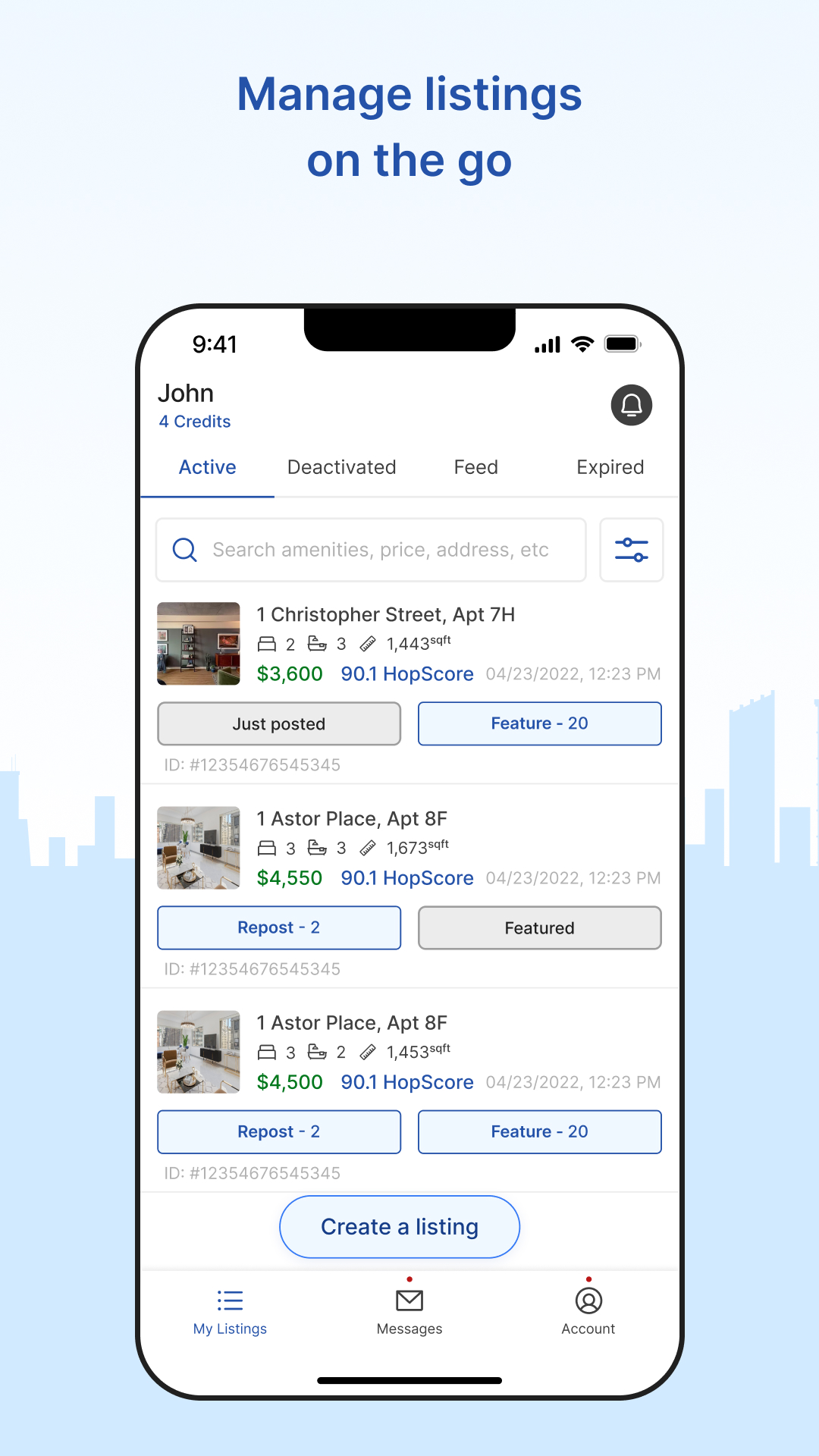RentHop mobile app