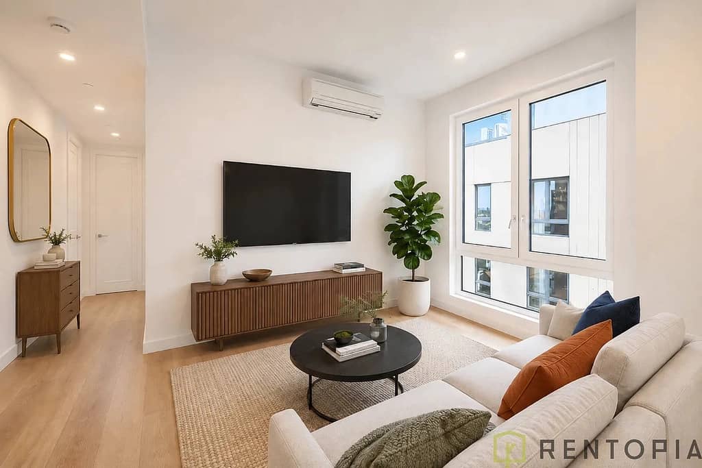 Bedford Stuyvesant apartment with floor-to-ceiling windows in October of 2026