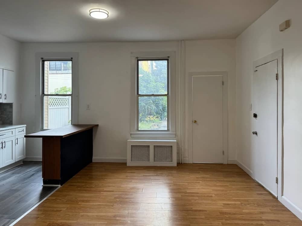 Long Island City apartment with large open kitchen in November of 2026