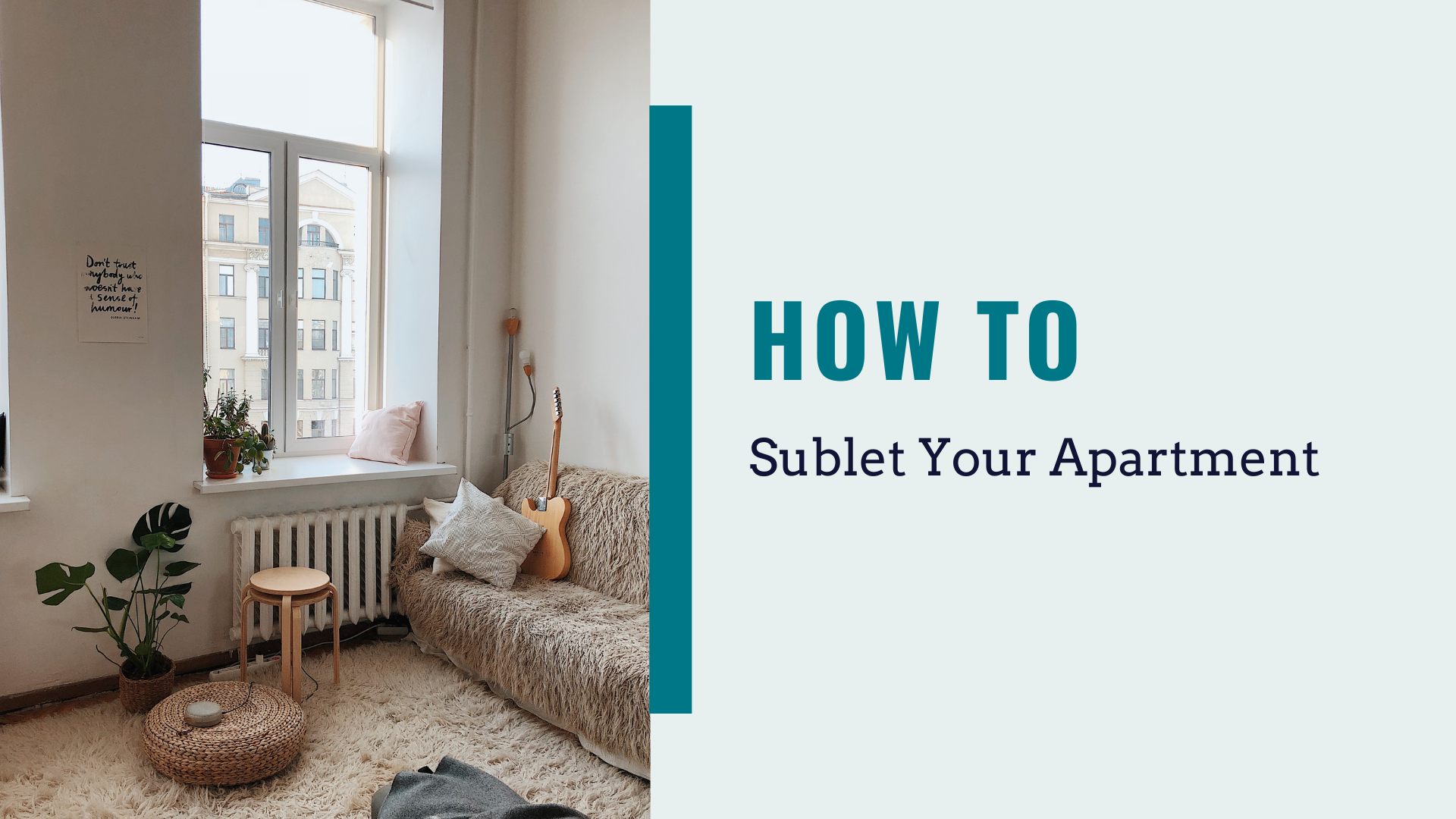 How to Sublet Your Apartment Feature Image
