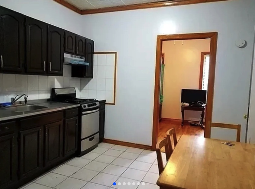 photo of kitchen with dining room table