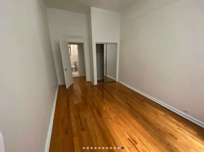 photo of empty bedroom and closet