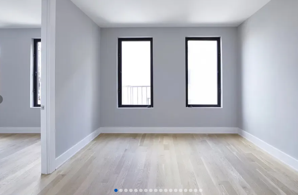 apartment photo of empty open room with multiple windows