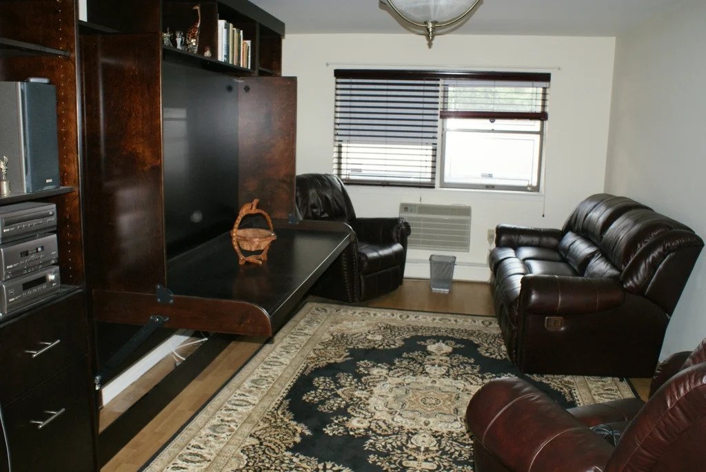 photo of furnished living room with couch