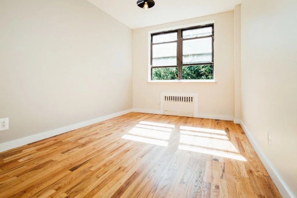 bright room with a large window