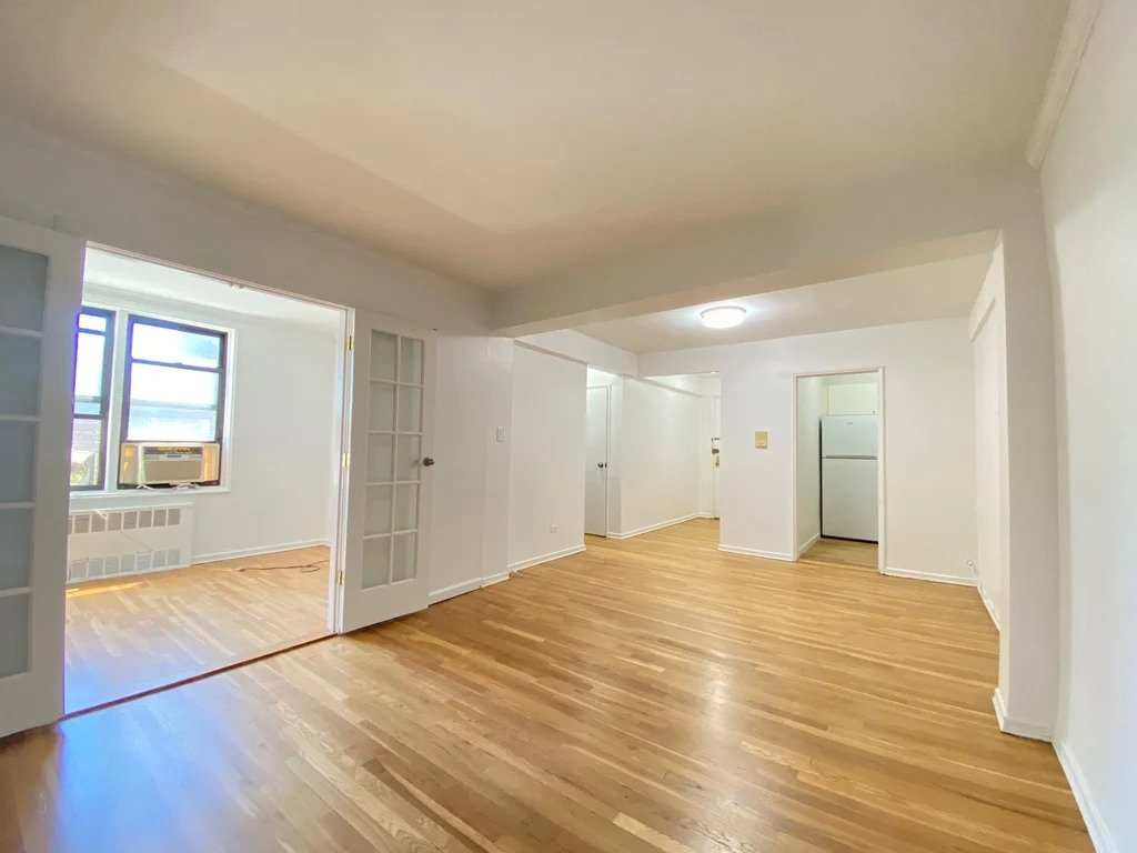 photo of an empty living room space