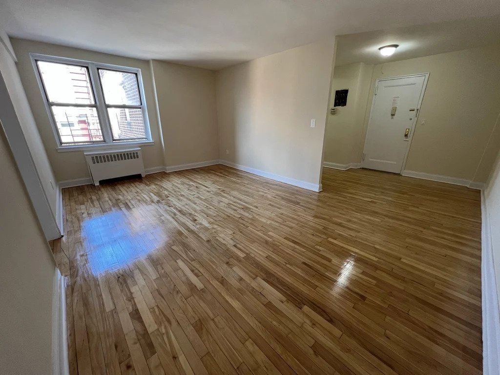 empty and brightly lit room