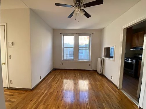 photo of an empty living room space