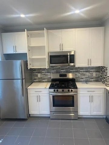 kitchen space with stainless steel