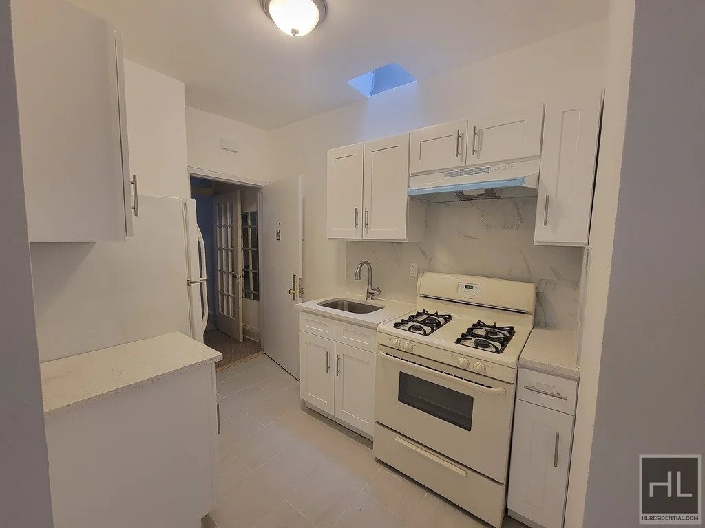 White kitchen with appliances