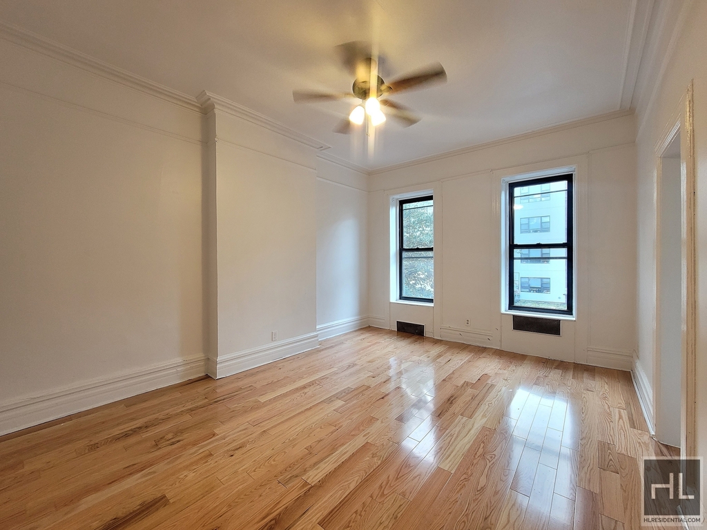 Living room with two windows