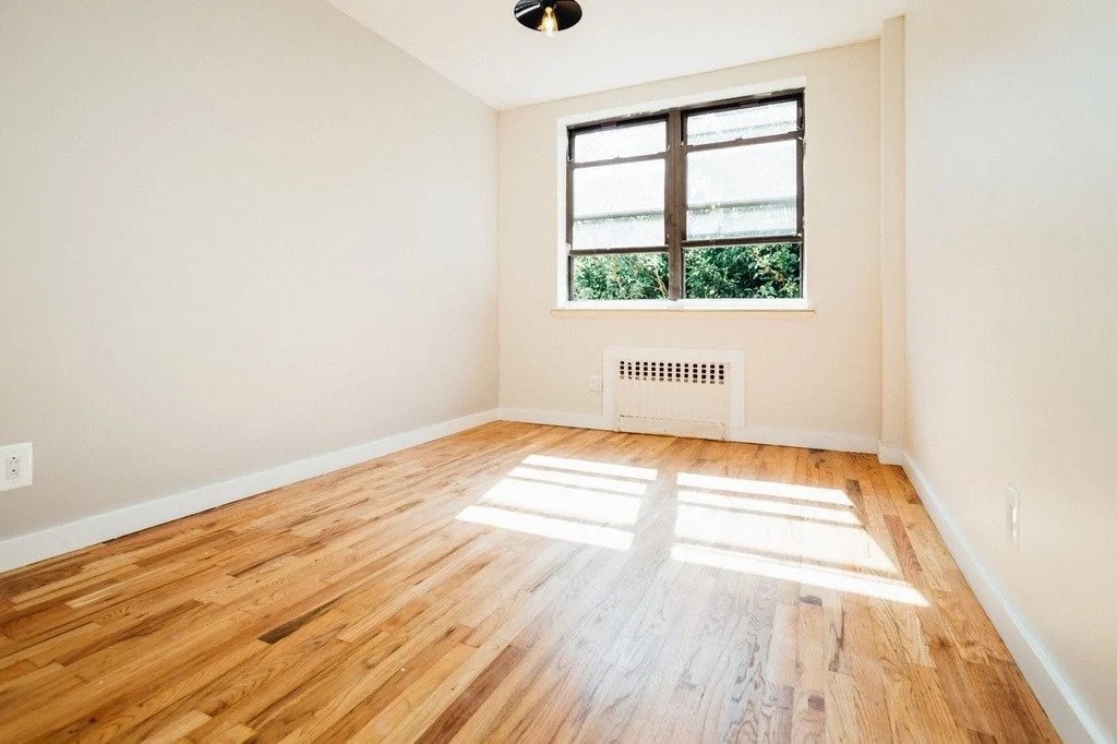 Bright bedroom in this Brooklyn best deal apartment