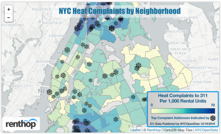 NYC Heat Complaints up 20% Year over Year – Bronx Cooler than Brooklyn