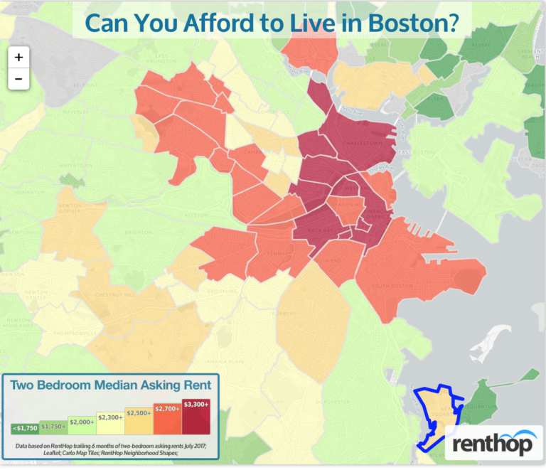Can You Afford To Live In Boston? (Maybe Outside Suffolk County)