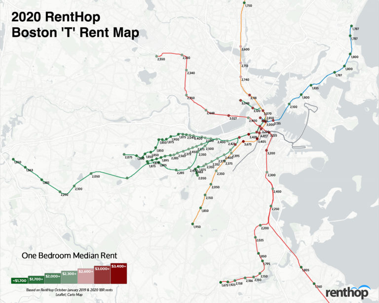 Where Does the Train of Rising Rents Stop in Boston (2020)?