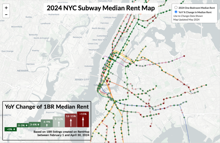 Brooklyn and Queens Stops Experienced Major Rent Hikes
