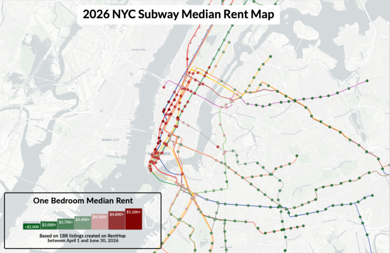 Tight Inventory Drove Up Rent Around Major Subway Stops